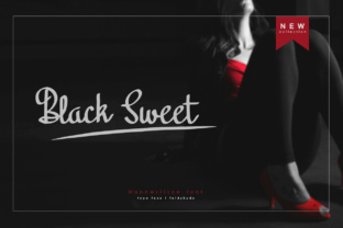 Black Sweet: A Handwritten Font with a Fresh Look and Feel