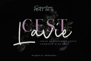 Cest Lavie Duo: A Font That Captures the Rhythm of Life