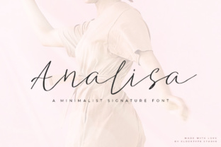 Discover the Charm of Analisa: A Minimalistic Signature Font for Creative Design