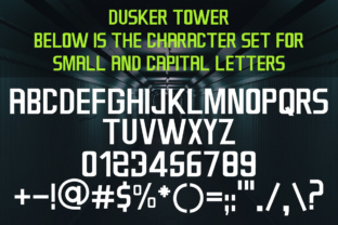 Dusker Tower: A Bold, High-Style Font