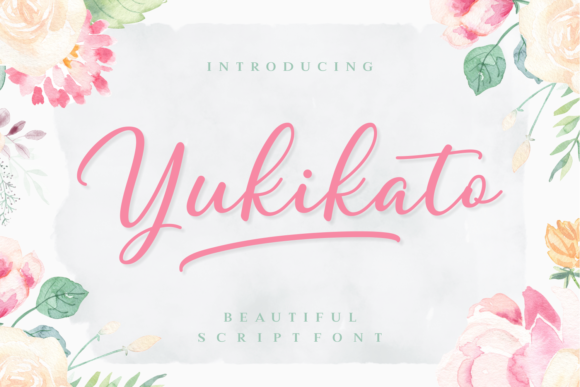 Enhance Your Designs with Yukikato: A Feminine Script Font for Modern Creativity