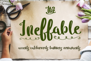 Ineffable: A Playful Handdrawn Font for Creative Workflows