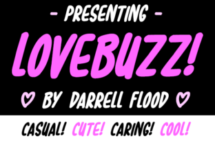 Lovebuzz: A Hand-Drawn Font for Creative Projects