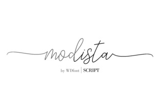 Modista Script: A Stylish Handwritten Font for Professional Designers