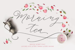 Morning Tea Script: A Hand-Drawn Font for Creative Expression