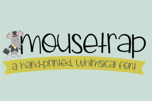Mousetrap: A Whimsical Hand-Written Font for Creative Projects