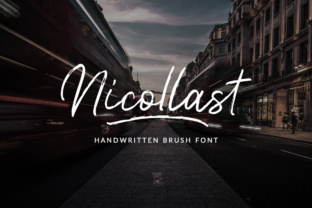 Nicollast: A Handwritten Brush Font for Strategic Design and Creative Expression