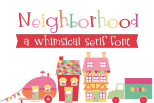 PN Neighborhood and This Whimsical Serif Font Has a Toggled Baseline