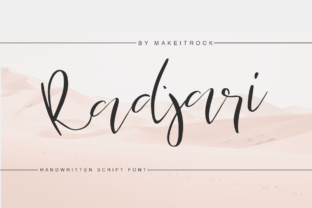 Radjari: A Unique Font for Elegant Design
