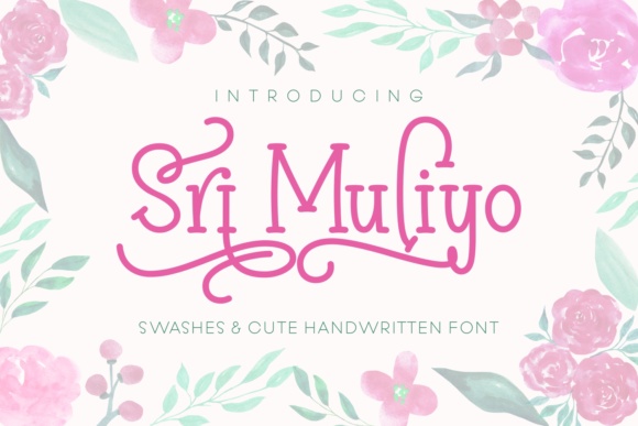 Sri Muliyo: A Unique Handwritten Font for Creative Expression