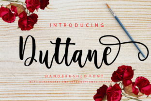 The Duttane Script: A Trendy, Feminine Font for Modern Design