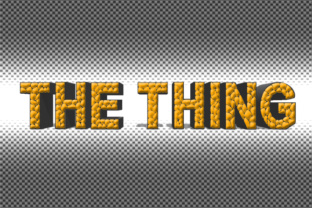 The Thing: A Unique Stone-Like Font for Standout Design