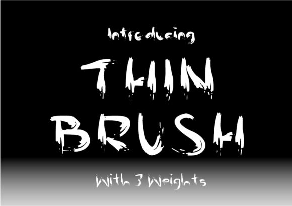 Thin Brush: A Handmade Aesthetic for Unique Design Projects