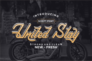 United Stay: A Vintage-Inspired Font for Timeless Design