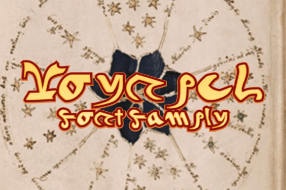 Voynich Family: A Mysterious Font for the Curious and Creative
